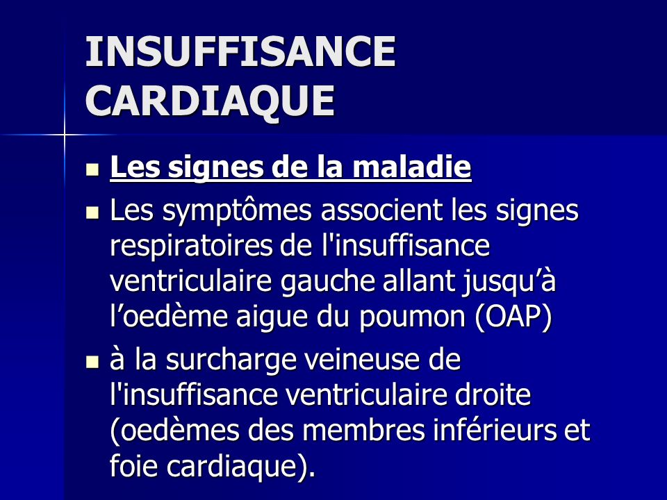 INSUFFISANCE CARDIAQUE ppt t l charger